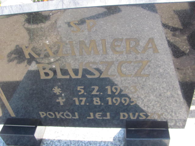 Kazimiera Bluszcz 1923 Kluczbork - Grobonet - Wyszukiwarka osób pochowanych