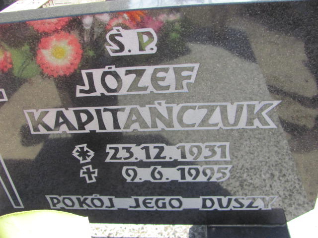 Józef Kapitańczuk 1931 Kluczbork - Grobonet - Wyszukiwarka osób pochowanych