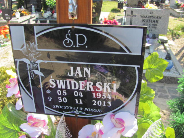 Jan Świderski 1954 Kluczbork - Grobonet - Wyszukiwarka osób pochowanych