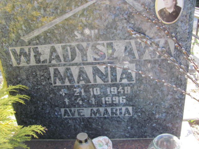 Władysława Mania 1948 Kluczbork - Grobonet - Wyszukiwarka osób pochowanych