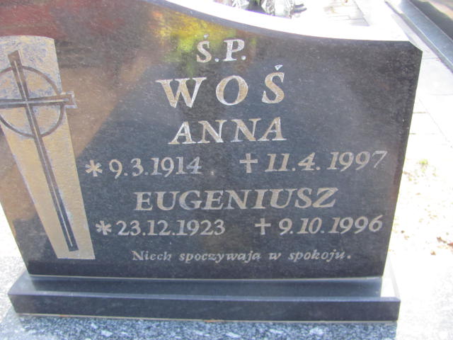Eugeniusz Woś 1923 Kluczbork - Grobonet - Wyszukiwarka osób pochowanych