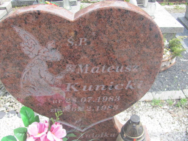 Mateusz Kunicki 1983 Kluczbork - Grobonet - Wyszukiwarka osób pochowanych