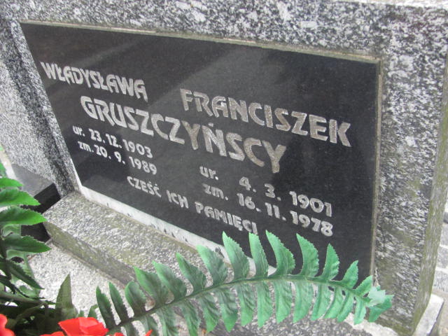 Władysława Gruszczyńska 1903 Kluczbork - Grobonet - Wyszukiwarka osób pochowanych