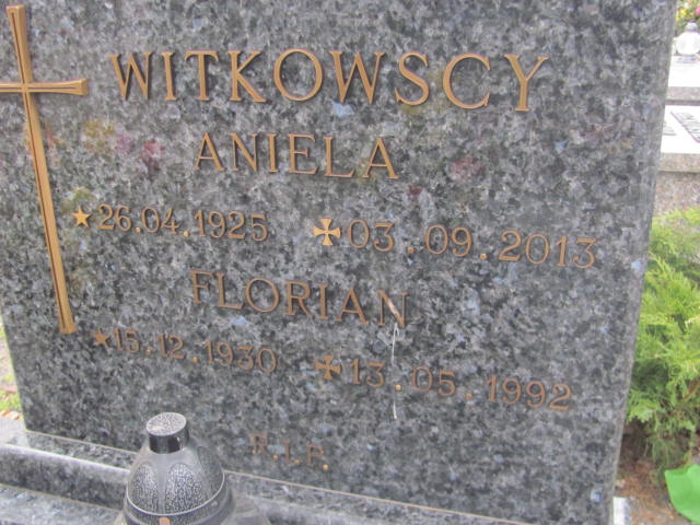 Florian Witkowski 1930 Kluczbork - Grobonet - Wyszukiwarka osób pochowanych