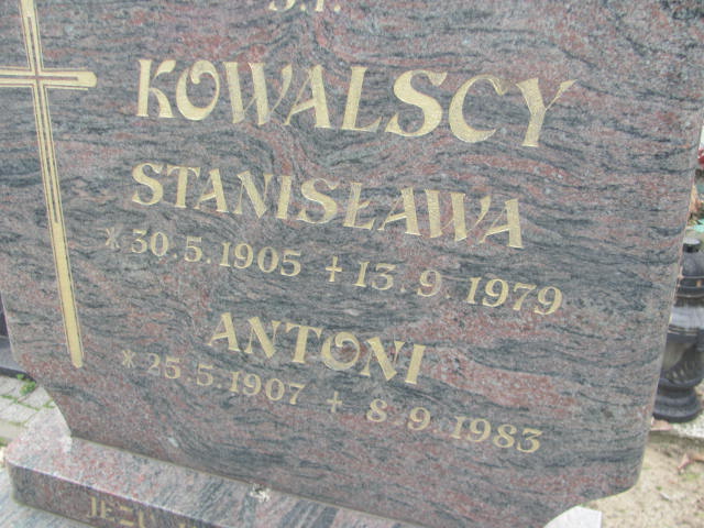 Antoni Kowalski 1907 Kluczbork - Grobonet - Wyszukiwarka osób pochowanych
