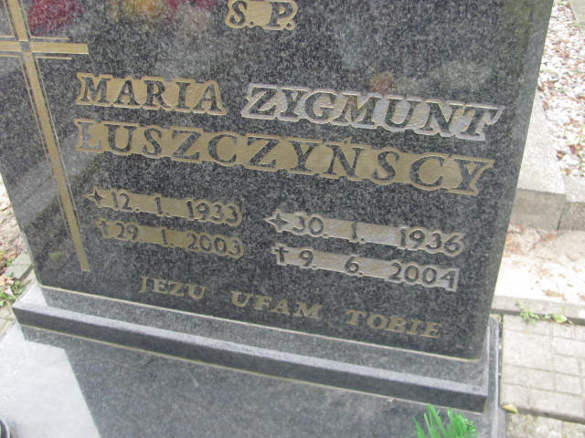 Maria Łuszczyńska 1933 Kluczbork - Grobonet - Wyszukiwarka osób pochowanych