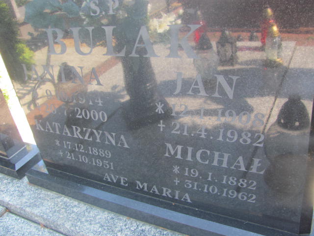 Jan Bulak 1908 Kluczbork - Grobonet - Wyszukiwarka osób pochowanych