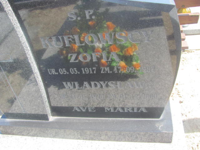 Władysław Kuflowski 1920 Kluczbork - Grobonet - Wyszukiwarka osób pochowanych