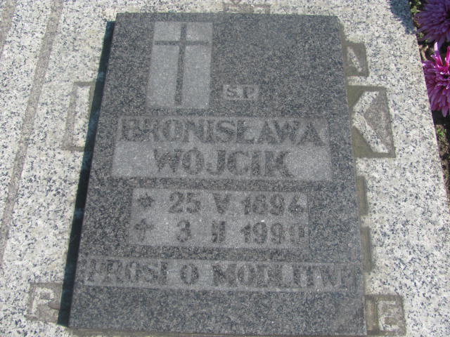 Bronisława Wójcik 1894 Kluczbork - Grobonet - Wyszukiwarka osób pochowanych