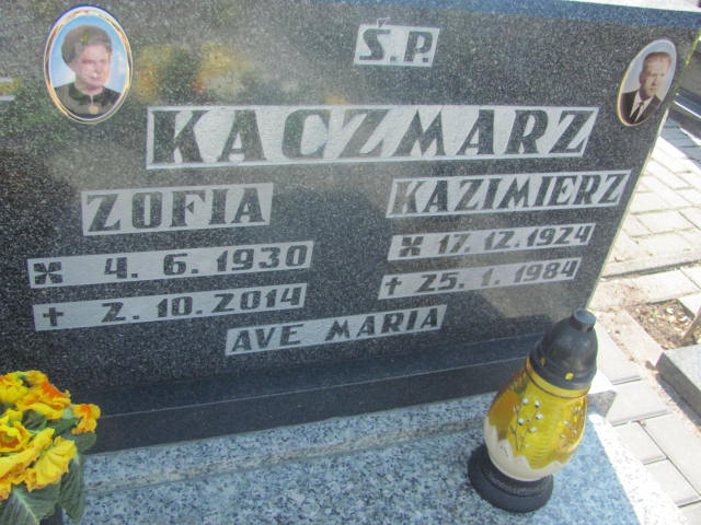 Zofia Kaczmarz 1930 Kluczbork - Grobonet - Wyszukiwarka osób pochowanych
