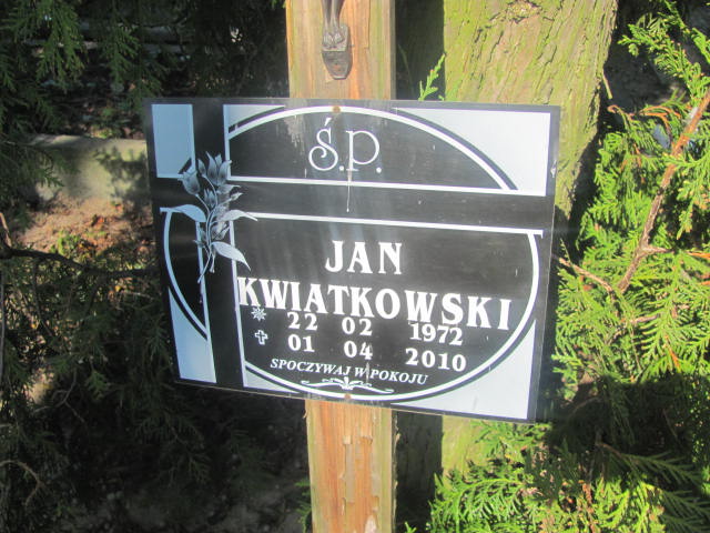 Jan Kwiatkowski 1972 Kluczbork - Grobonet - Wyszukiwarka osób pochowanych