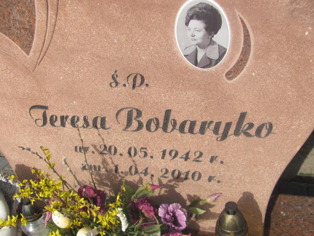 Teresa Bobaryko 1942 Kluczbork - Grobonet - Wyszukiwarka osób pochowanych