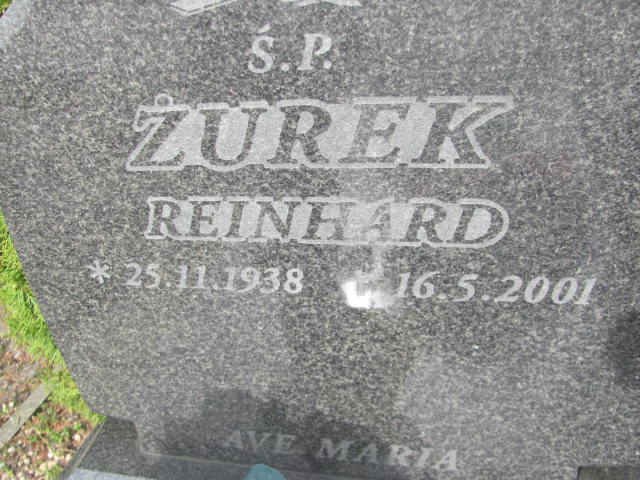 Reinhard Żurek 1938 Kluczbork - Grobonet - Wyszukiwarka osób pochowanych