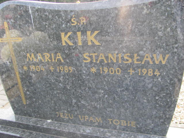 Maria Kik 1903 Kluczbork - Grobonet - Wyszukiwarka osób pochowanych