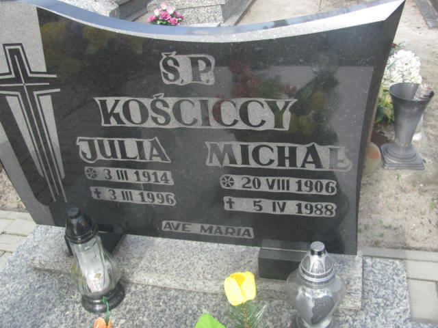 Michał Kościcki 1906 Kluczbork - Grobonet - Wyszukiwarka osób pochowanych