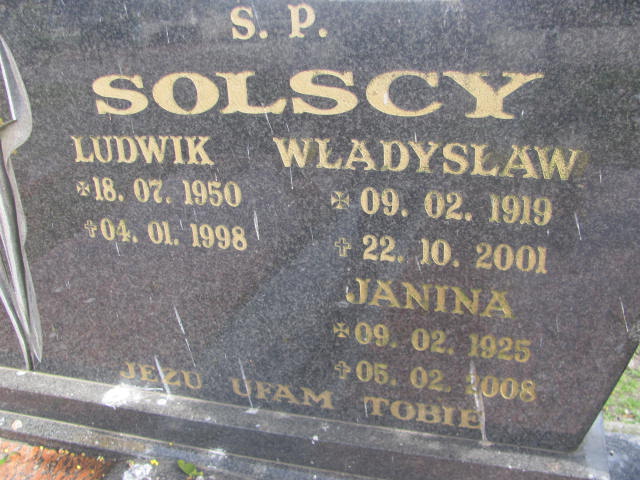 Ludwik Solski 1950 Kluczbork - Grobonet - Wyszukiwarka osób pochowanych