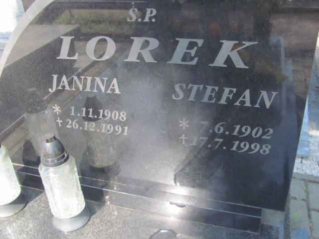 Janina Lorek 1908 Kluczbork - Grobonet - Wyszukiwarka osób pochowanych