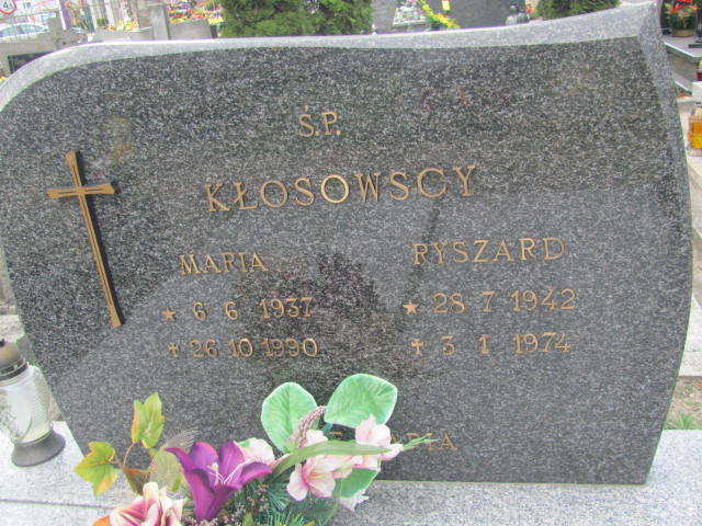 Maria Kłosowska 1937 Kluczbork - Grobonet - Wyszukiwarka osób pochowanych