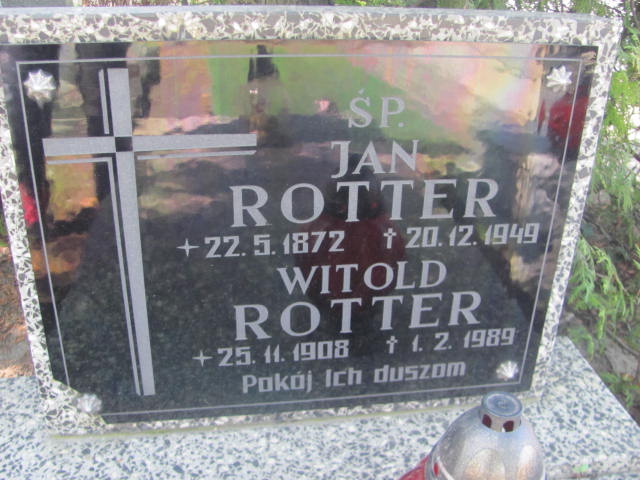 Jan Rotter 1872 Kluczbork - Grobonet - Wyszukiwarka osób pochowanych