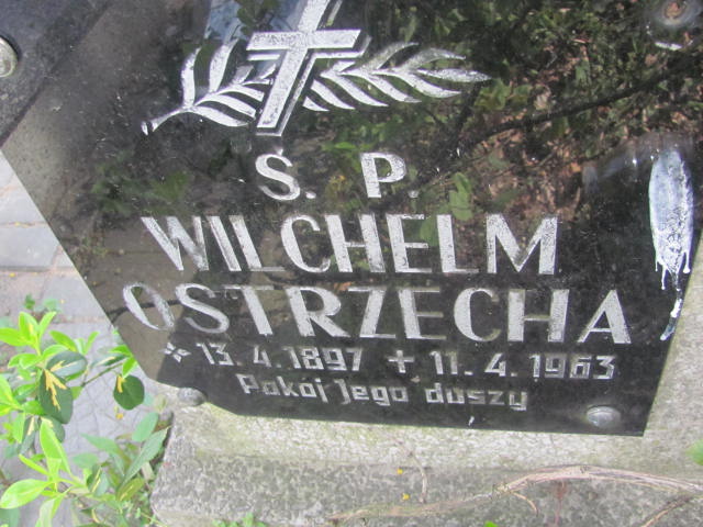 Wilhelm Ostrzecha 1897 Kluczbork - Grobonet - Wyszukiwarka osób pochowanych