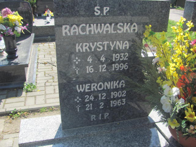 Weronika Rachwalska  1902 Kluczbork - Grobonet - Wyszukiwarka osób pochowanych