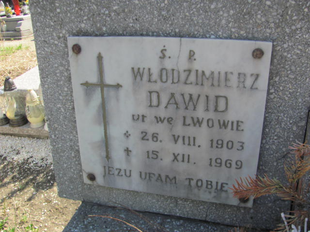 Włodzimierz Dawid  1903 Kluczbork - Grobonet - Wyszukiwarka osób pochowanych