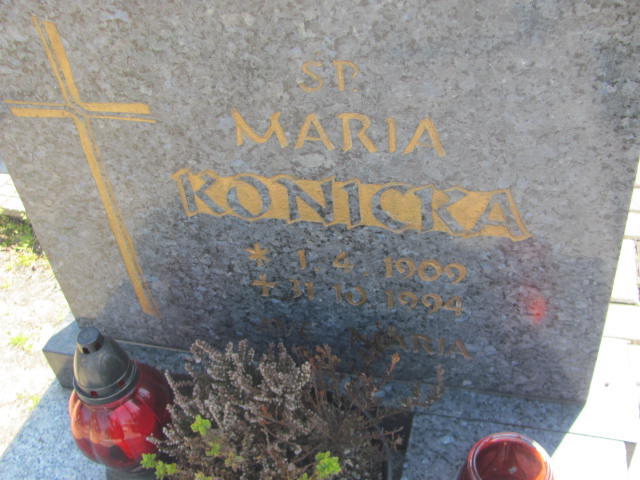 Maria Konicka  1909 Kluczbork - Grobonet - Wyszukiwarka osób pochowanych