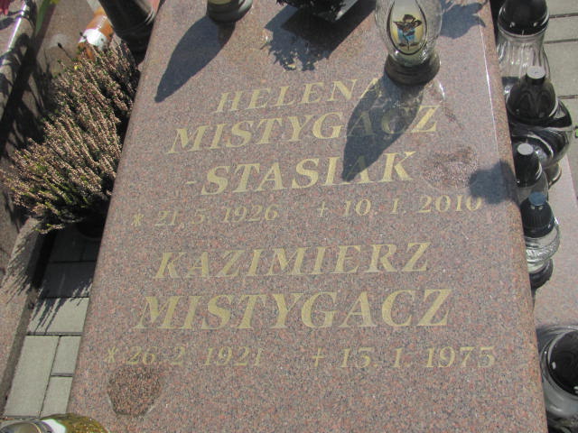 Kazimierz Mistygacz  1921 Kluczbork - Grobonet - Wyszukiwarka osób pochowanych