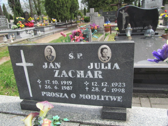 Jan Zachar 1919 Kluczbork - Grobonet - Wyszukiwarka osób pochowanych