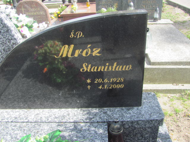 Stanisław Mróz 1928 Kluczbork - Grobonet - Wyszukiwarka osób pochowanych