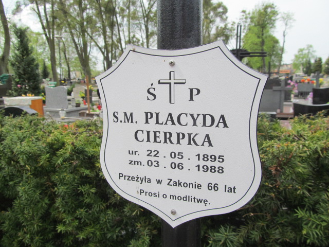 Placyda Cierpka 1895 Kluczbork - Grobonet - Wyszukiwarka osób pochowanych