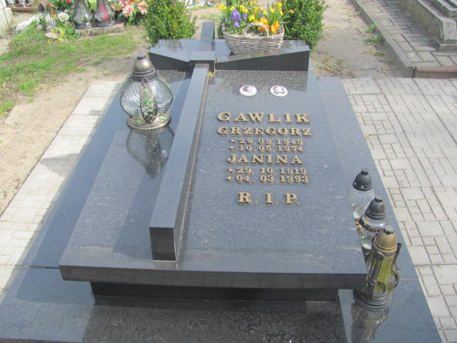 Grób Janina Gawlik
