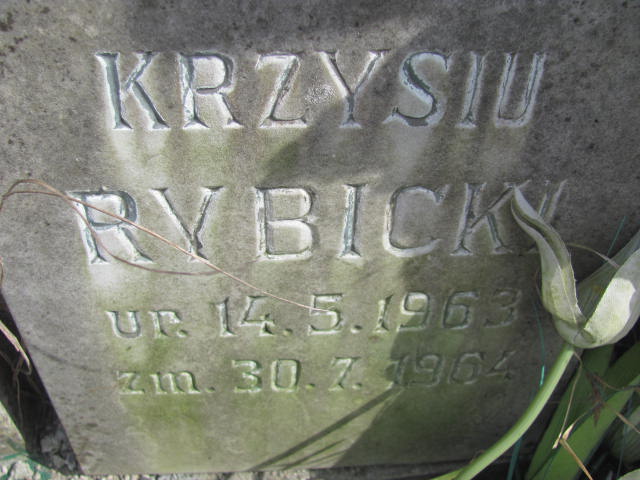 Grażyna Rybicka 1965 Kluczbork - Grobonet - Wyszukiwarka osób pochowanych