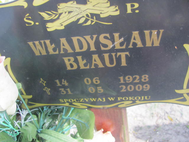 Feliks BŁAUT 1937 Kluczbork - Grobonet - Wyszukiwarka osób pochowanych