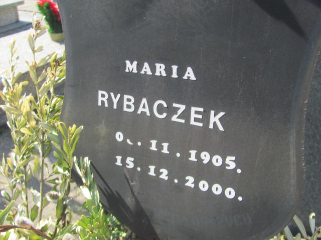 Maria Rybaczek 1905 Kluczbork - Grobonet - Wyszukiwarka osób pochowanych