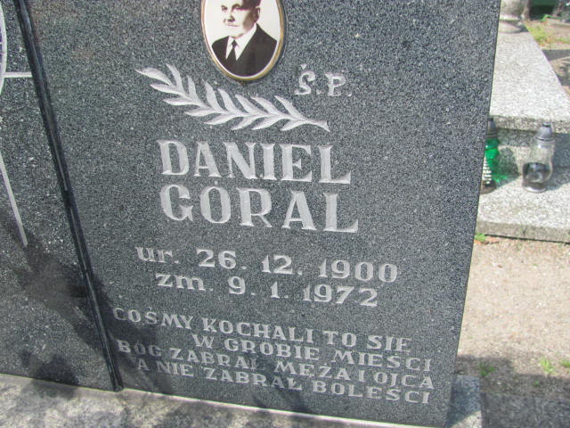 Daniel Góral  1900 Kluczbork - Grobonet - Wyszukiwarka osób pochowanych