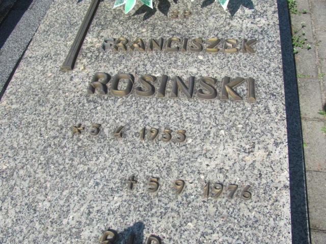 Franciszek Rosiński  1933 Kluczbork - Grobonet - Wyszukiwarka osób pochowanych