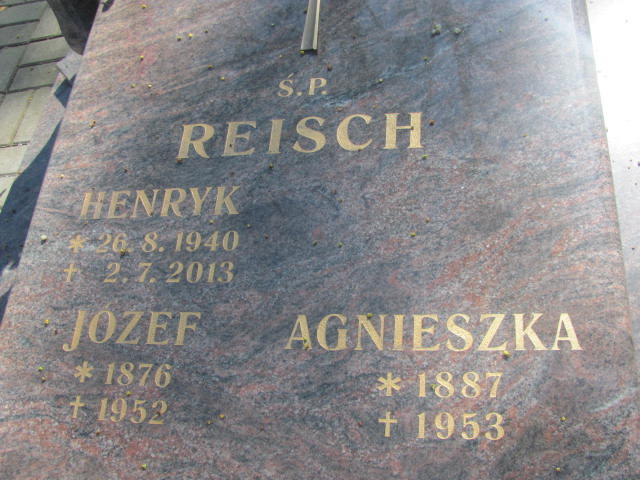 Henryk Reisch  1940 Kluczbork - Grobonet - Wyszukiwarka osób pochowanych