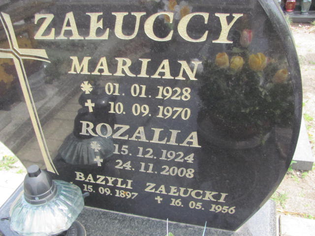 Rozalia Załucka  1924 Kluczbork - Grobonet - Wyszukiwarka osób pochowanych