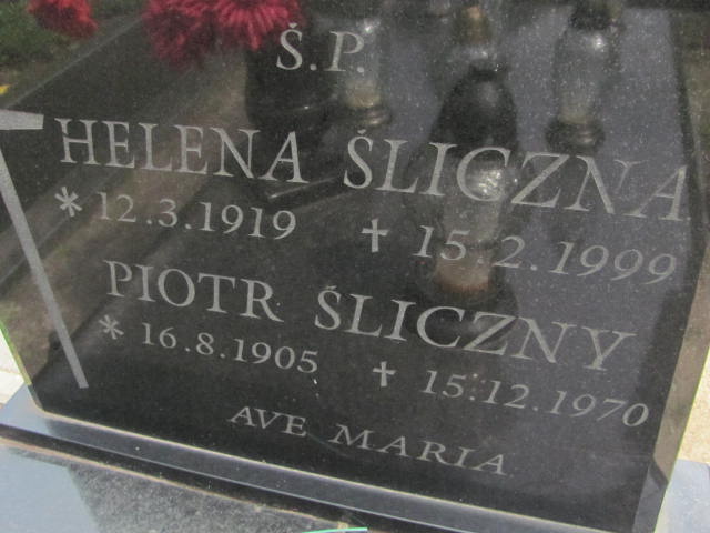 Piotr Śliczny 1905 Kluczbork - Grobonet - Wyszukiwarka osób pochowanych