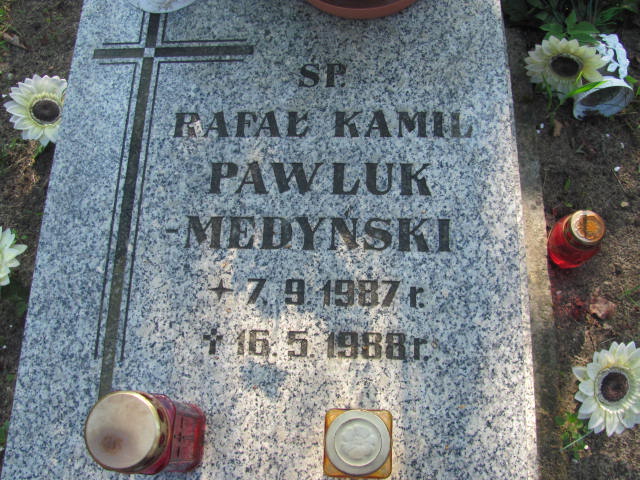 Rafał Kamil Pawluk Medyński 1987 Kluczbork - Grobonet - Wyszukiwarka osób pochowanych