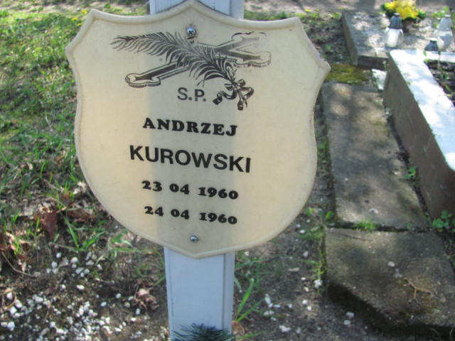 Andrzej Kurowski 1960 Kluczbork - Grobonet - Wyszukiwarka osób pochowanych