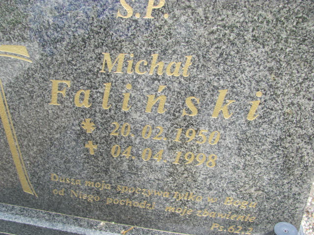 Michał Faliński 1950 Kluczbork - Grobonet - Wyszukiwarka osób pochowanych