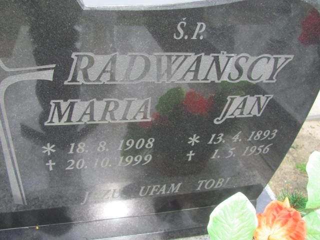 Jan Radwański 1893 Kluczbork - Grobonet - Wyszukiwarka osób pochowanych