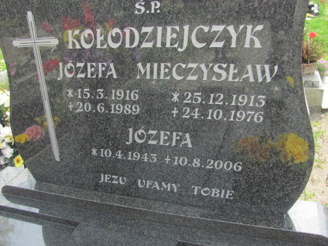 Mieczysław Kołodziejczyk 1913 Kluczbork - Grobonet - Wyszukiwarka osób pochowanych