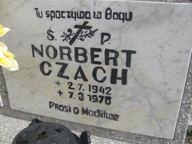Norbert Czach 1942 Kluczbork - Grobonet - Wyszukiwarka osób pochowanych