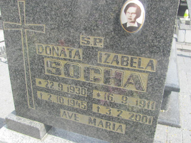 Donata Socha 1930 Kluczbork - Grobonet - Wyszukiwarka osób pochowanych