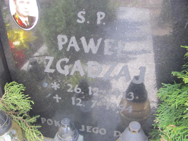 Paweł Zgadzaj 1913 Kluczbork - Grobonet - Wyszukiwarka osób pochowanych