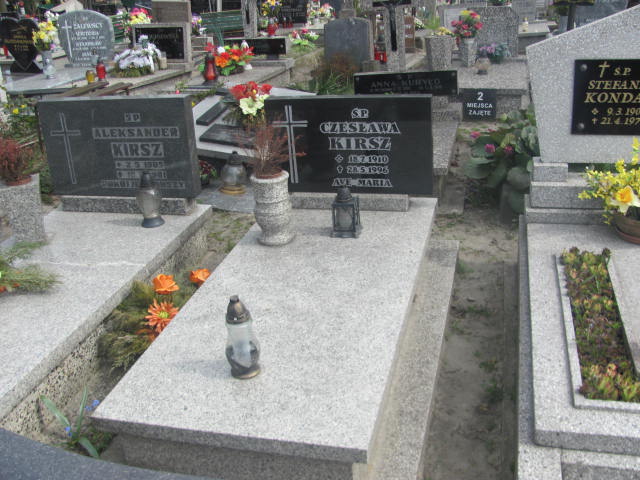 Grób Czesława Kirsz