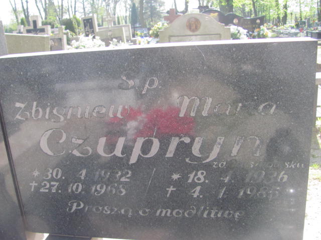 Maria Czupryn 1936 Kluczbork - Grobonet - Wyszukiwarka osób pochowanych